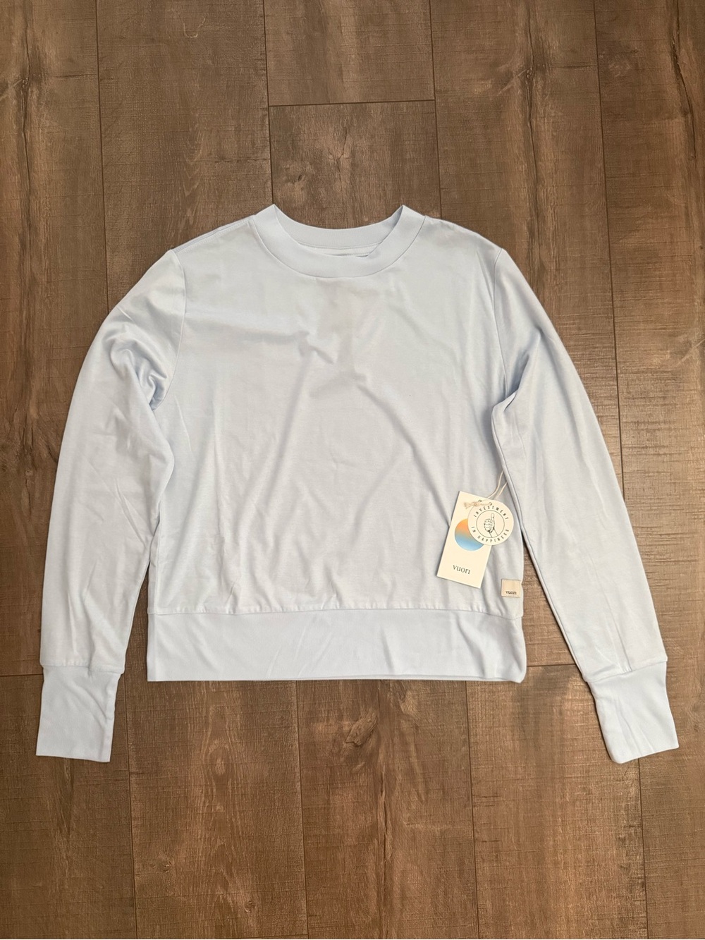 Vuori Daydream Crew T-Shirt Light Blue